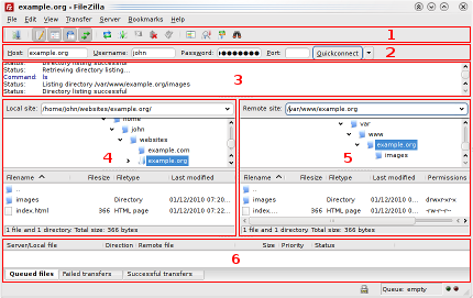 Filezilla  -  6