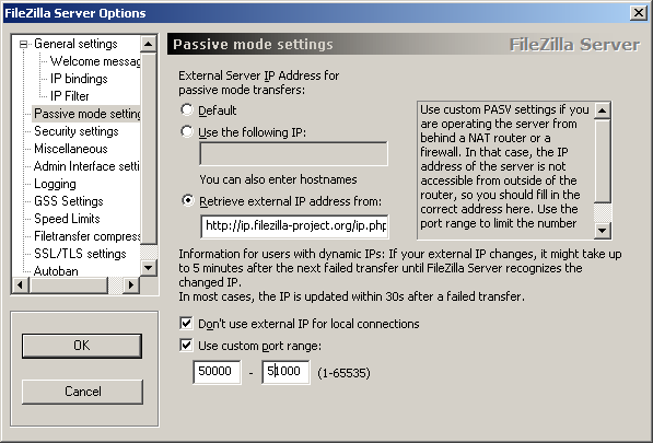 Filezilla server passive mode troubleshooting why anydesk does not want to work ports
